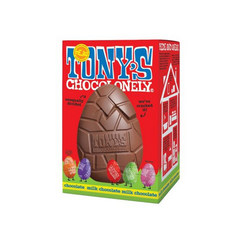 Tony's Chocolonely Hollow Milk Chocolate Easter Egg with Mini Eggs