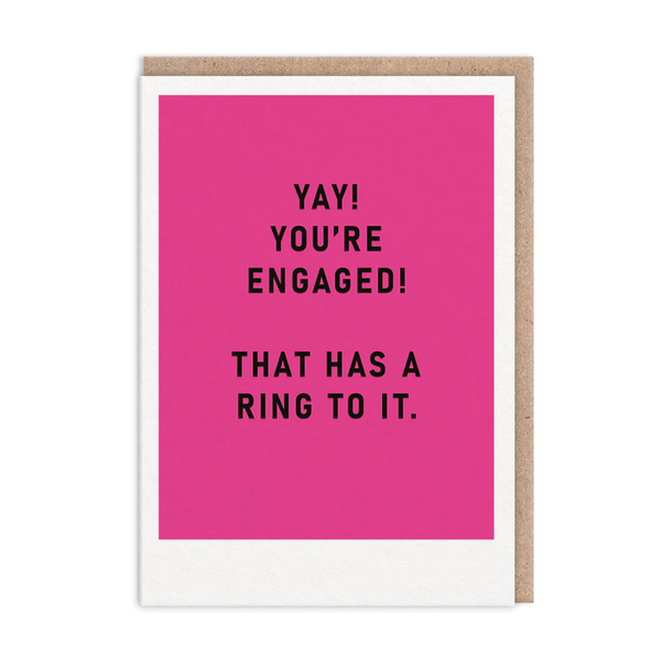 That's Got A Ring To It Card
