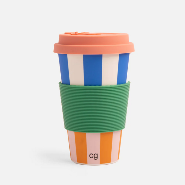 Multi Stripe Coffee Cup
