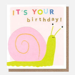 It’s Your Birthday! Snail Card