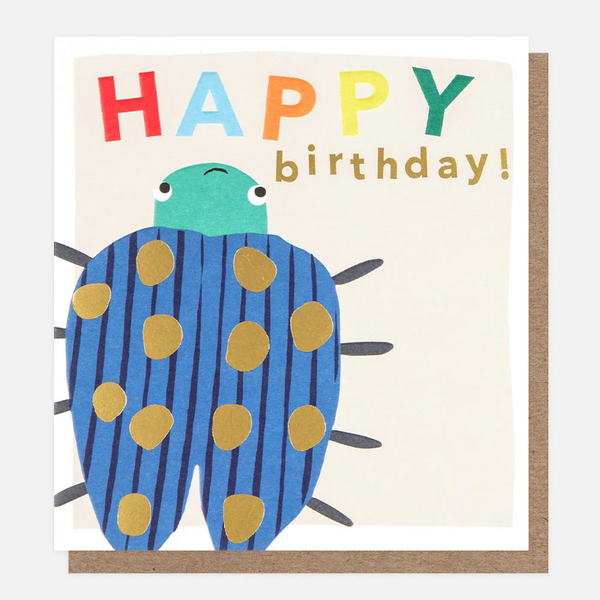 Happy Birthday! Beetle Card