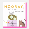Hooray! It’s Your Birthday Cat Card