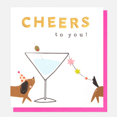 Cheers To You! Cocktail Card