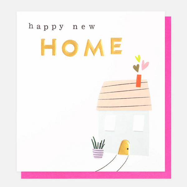 Happy New Home Hearts Card