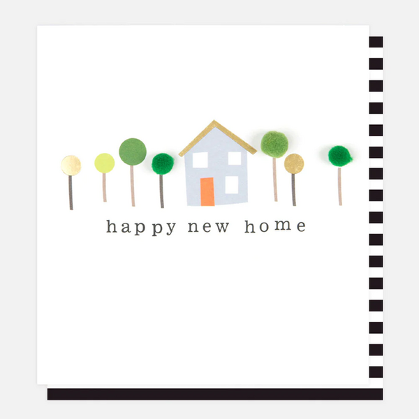 Happy New Home Pom Poms Card