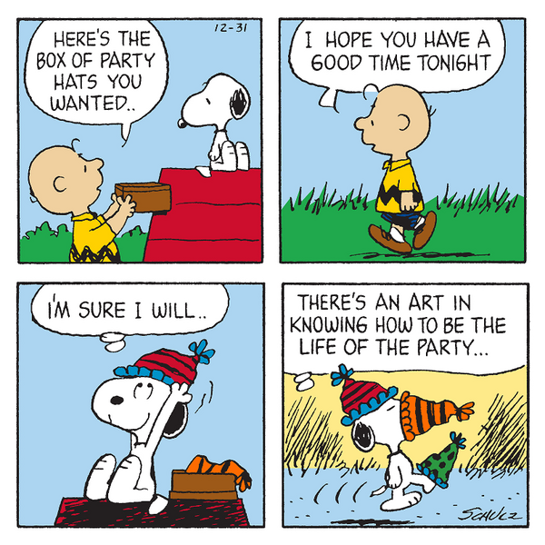 Life Of The Party Snoopy Card