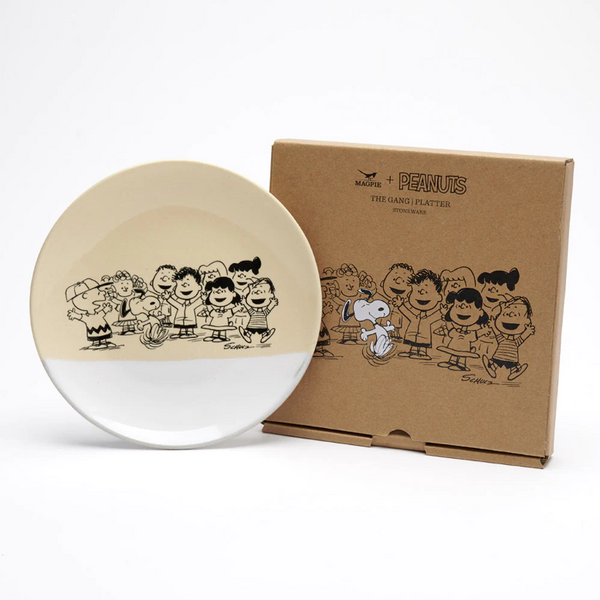 Peanuts Gang Stoneware Platter