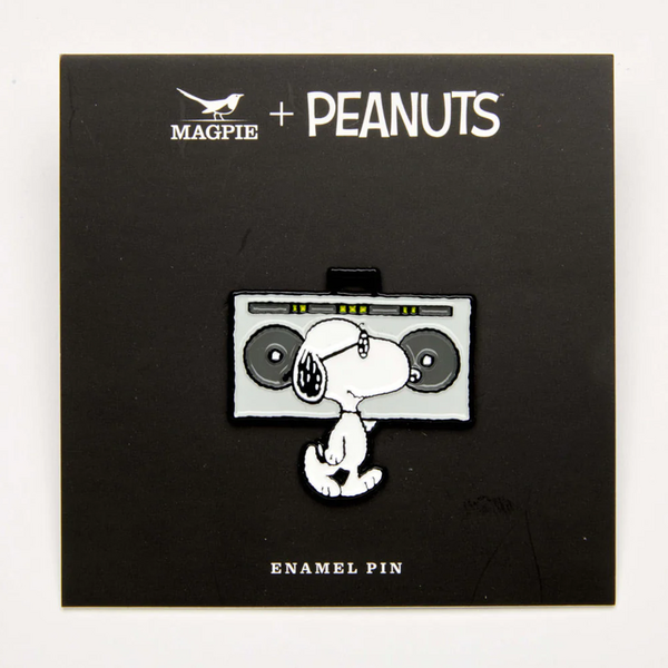 Peanuts Snoopy Boombox Enamel Pin - Paper Tiger