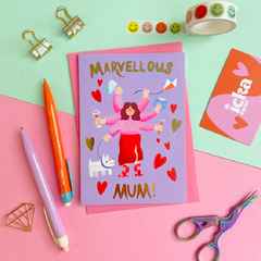 Marvellous Mum! Card