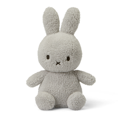 Grey Miffy Terry Cloth Soft Toy