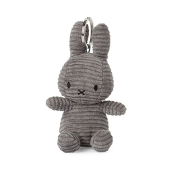 Mini Grey Miffy Corduroy Keyring