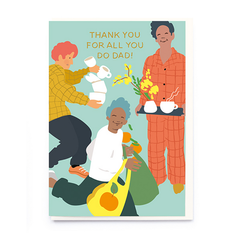 Thank You For All You Do Dad Card
