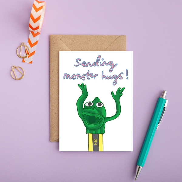 Sending Monster Hugs Card