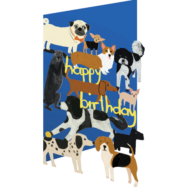 Playful Dogs Card