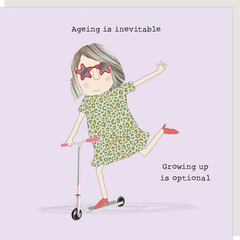 Growing Up is Optional Birthday Card