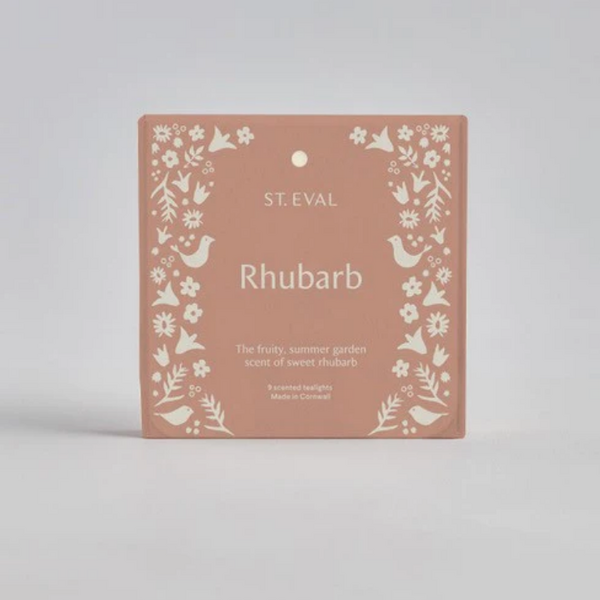 Rhubarb Scented Summer Folk Tealights