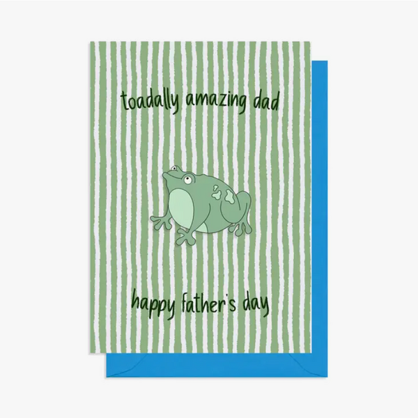 Toad Enamel Pin Father's Day Card - Paper Tiger
