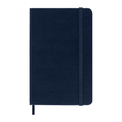 Moleskine 2024 Weekly Planner Pocket Hardcover Blue