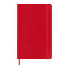 Moleskine 2024 Weekly Planner Large Softcover Red