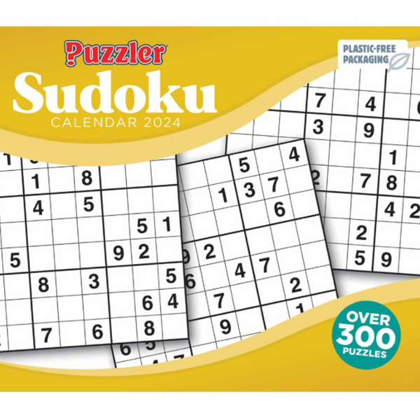 Sudoku Desk Calendar 2024 Paper Tiger
