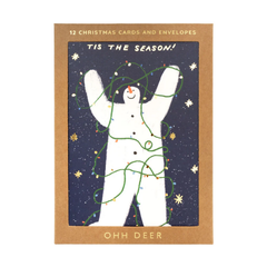 Max Machen Pack of 12 Christmas Cards