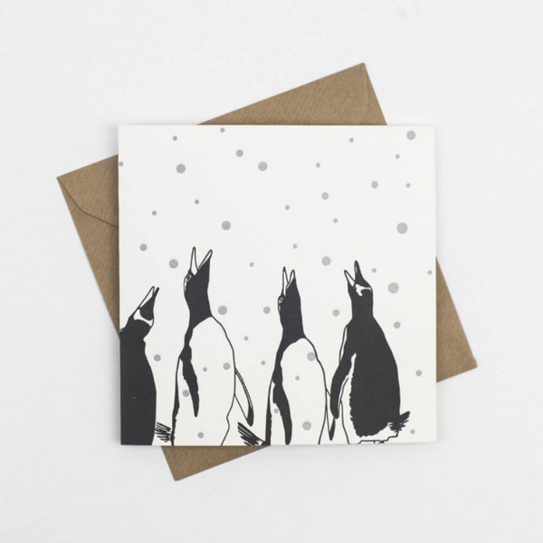 Four Calling Penguins