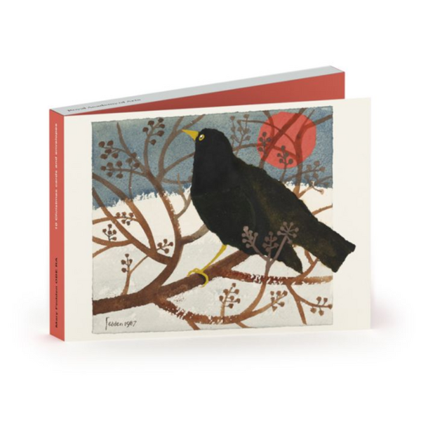 Mary Fedden Blackbird Box of 10 Christmas Cards