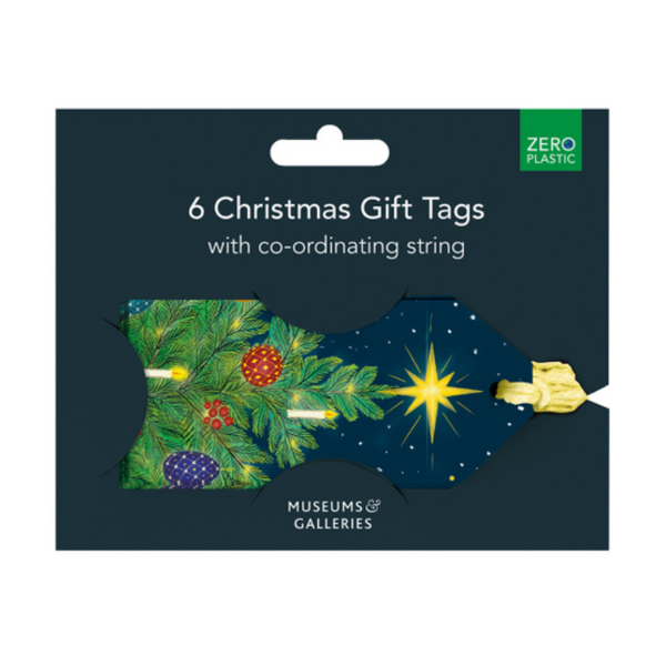 Celestial Christmas Trees Tags