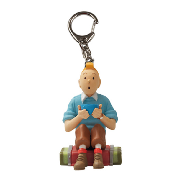 Tintin Key Rings Tintin Seated Keyring - Paper Tiger