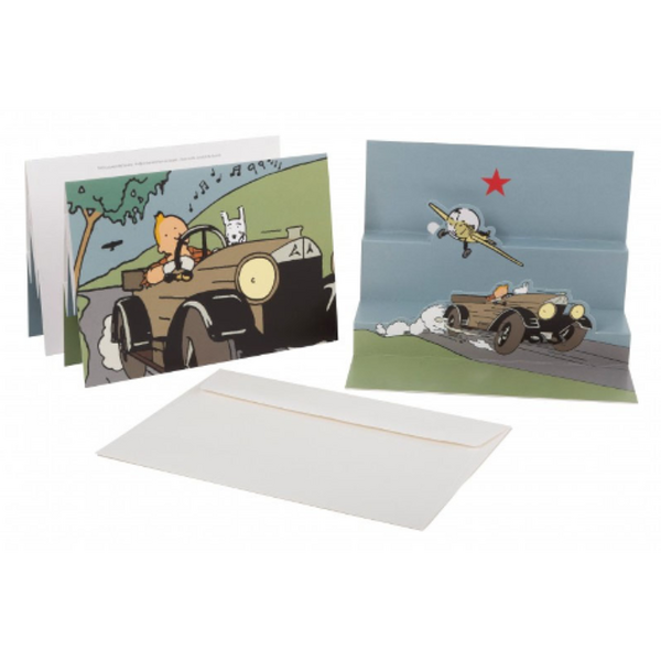 Tintin Land of the Soviets Pop-up Card