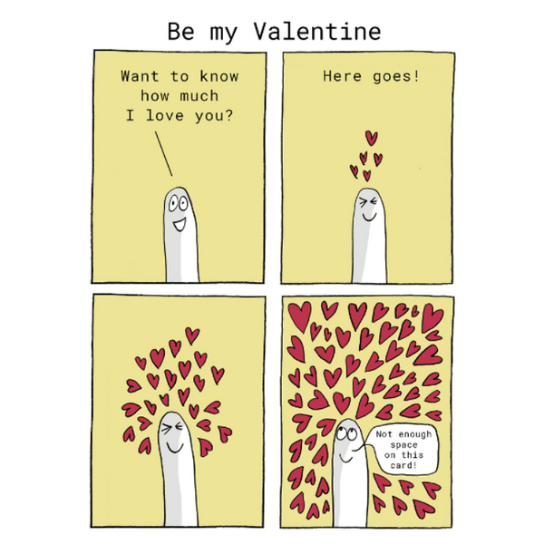 How Much I Love You Valentine's Card