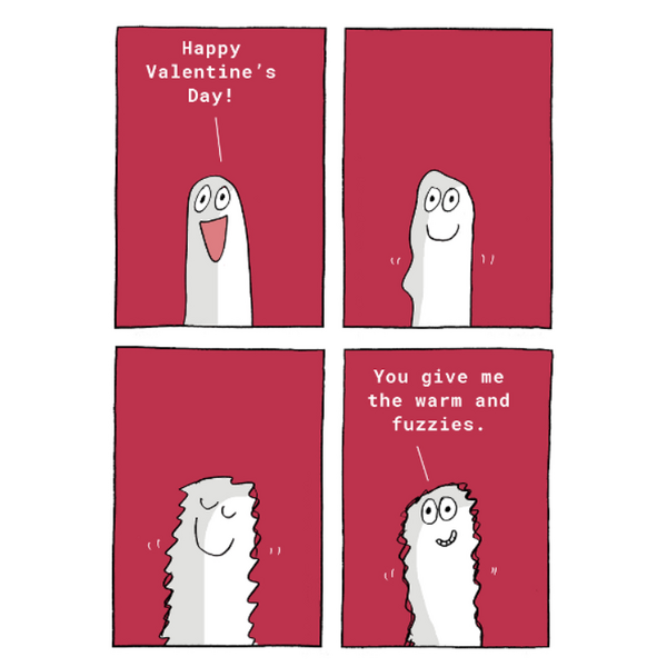 Warm Fuzzies Valentine's Card