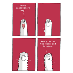 Warm Fuzzies Valentine's Card