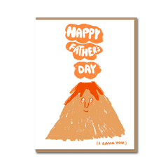 Lava You Dad Card