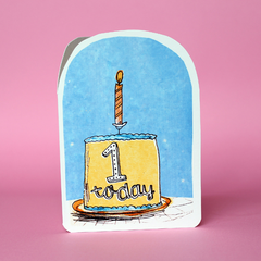 1 Today Cake Card