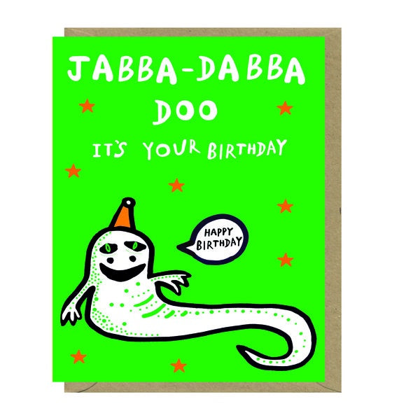 Jabba Dabba Doo Card