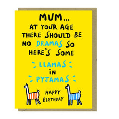 Mum Llamas Card