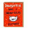 Daughter Meow-gical Card