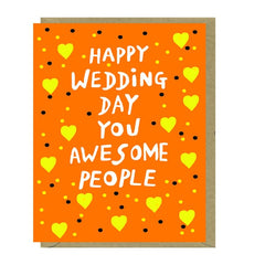Wedding Awesome People Card