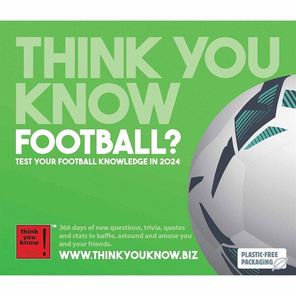 Football Quiz Desk Calendar 2024 Paper Tiger