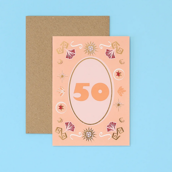 Milestone Age 50 Card
