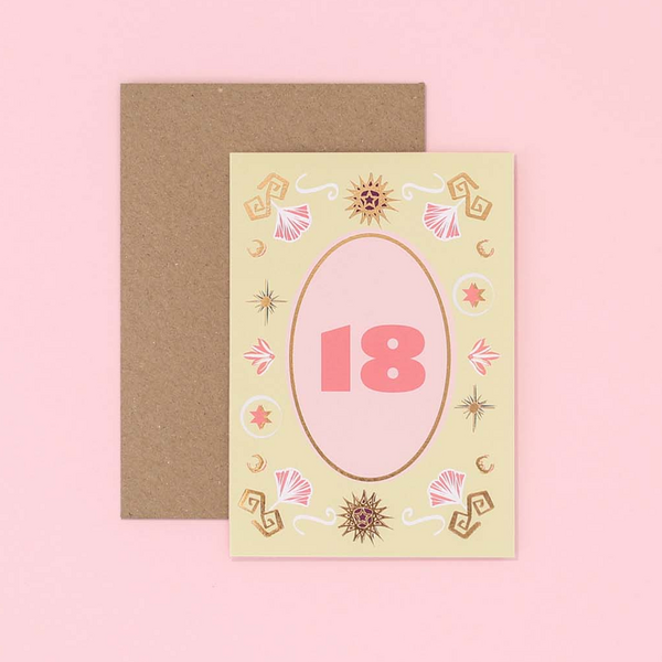Milestone Age 18 Card