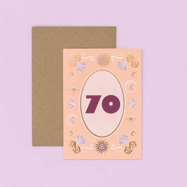 Milestone Age 70 Card