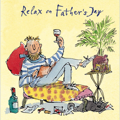 Relax On Fathers Day Sofa Card
