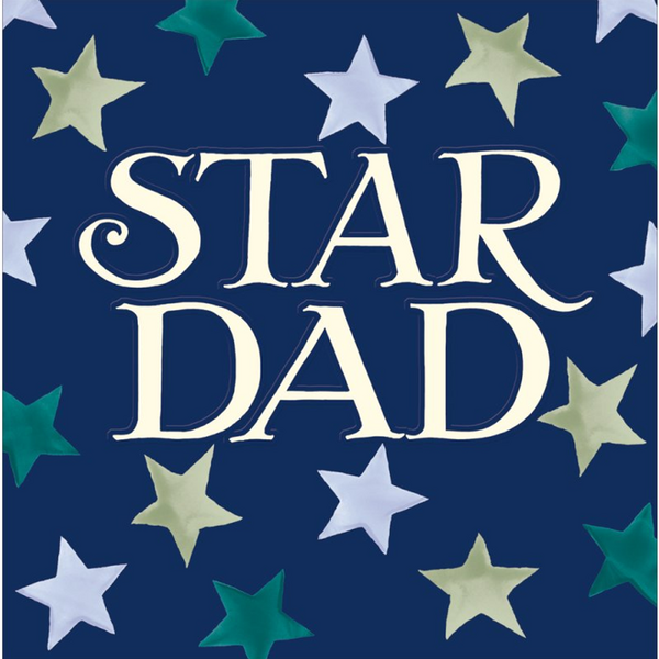 Star Dad Square Card