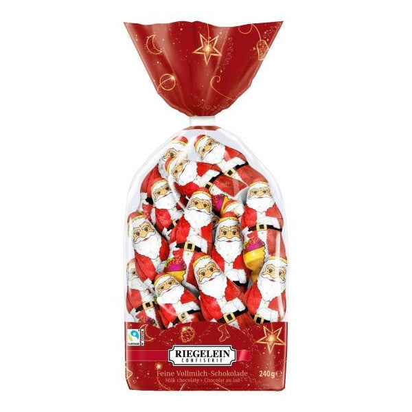 Bag of Chocolate Santas  240g