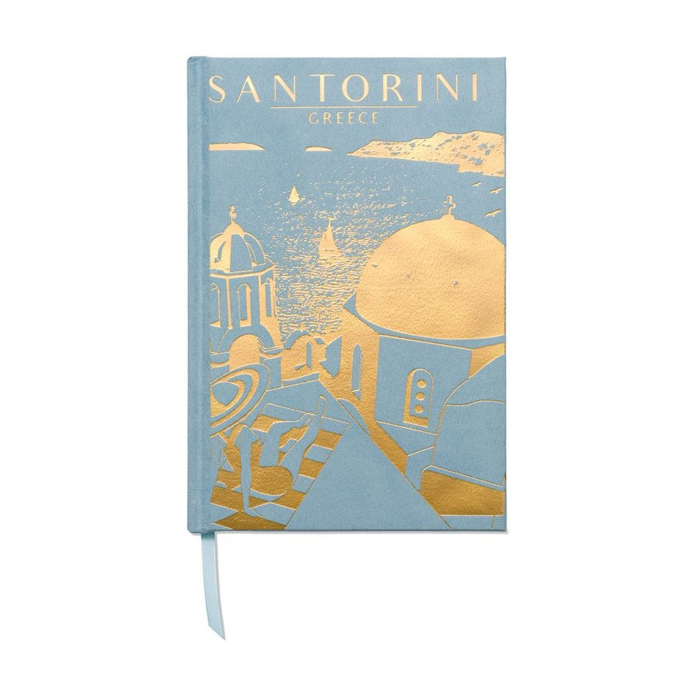 Santorini Suede Hardback Journal