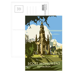 Scott Monument Edinburgh Postcard