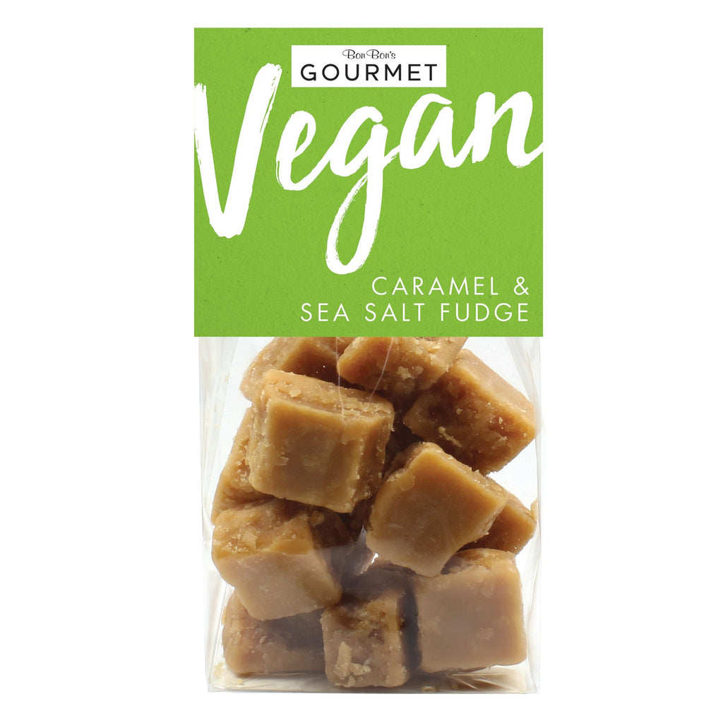 Vegan Caramel and Sea Salt Fudge