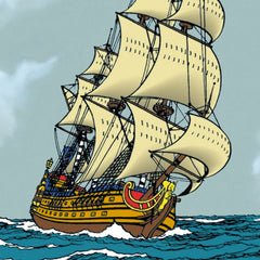 The Secret of the Unicorn Tintin Poster